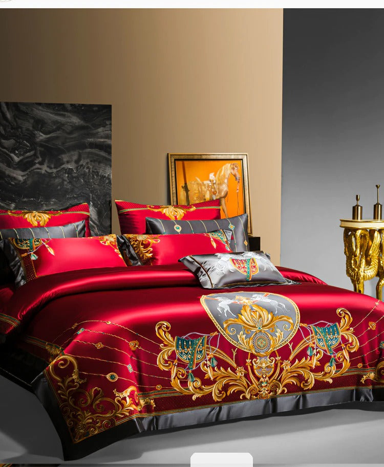 Royal Ira Egyptian Cotton Duvet Cover Set – Level Decor