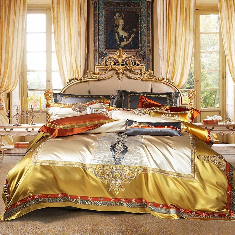 Royal Ira Egyptian Cotton Duvet Cover Set – Level Decor