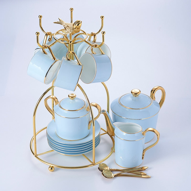 Agnessia Luxury Bone China Tea Cup Set