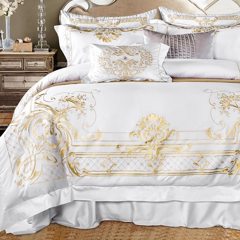 Pheliza Egyptian Cotton Embroidery Premium Luxury Bedding Set