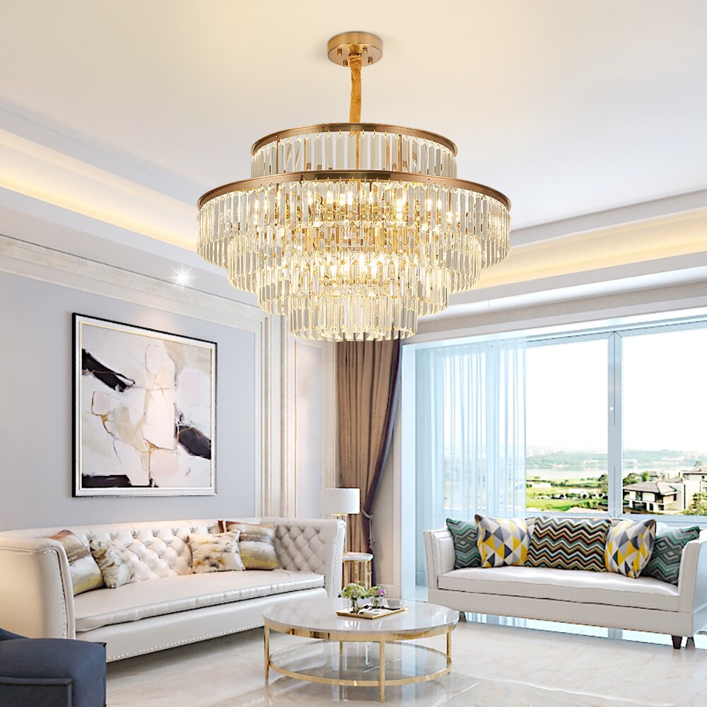 Esmeralda All-Around Crystal Wrapped Rounded Chandelier