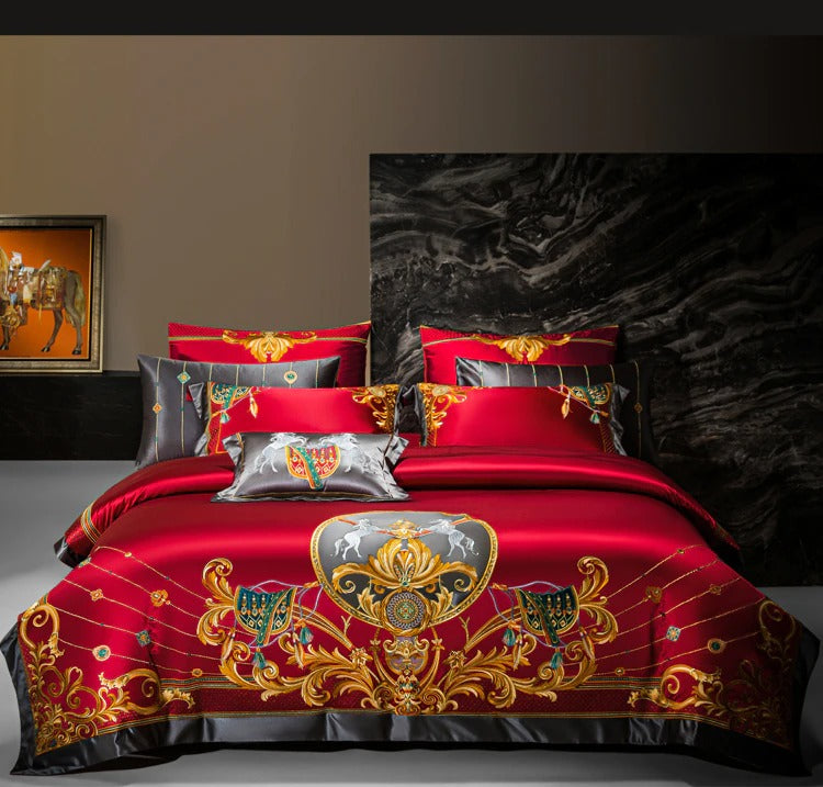 Royal Ira Egyptian Cotton Duvet Cover Set – Level Decor