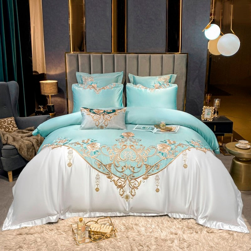 Comet Embroidered Luxury Bedding Set