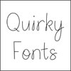 quirky single line fonts