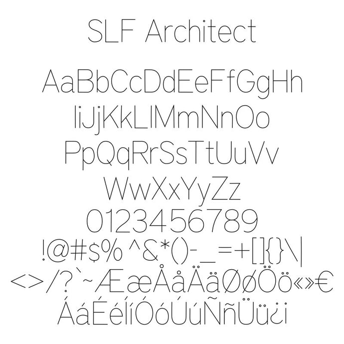 free single line font for cnc