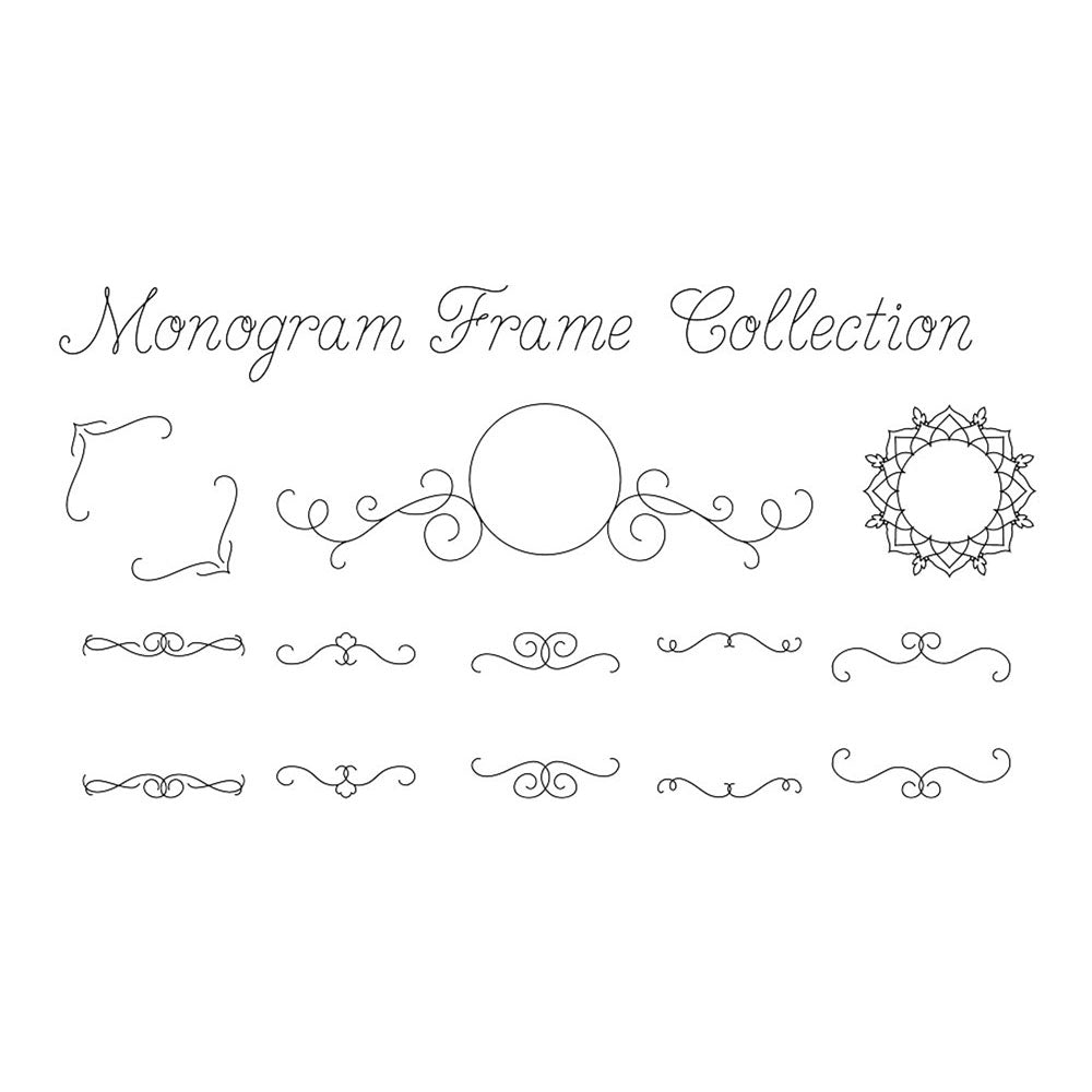 Download Single Line Vine Monogram Font Entwine With Bonus Frames Single Line Fonts