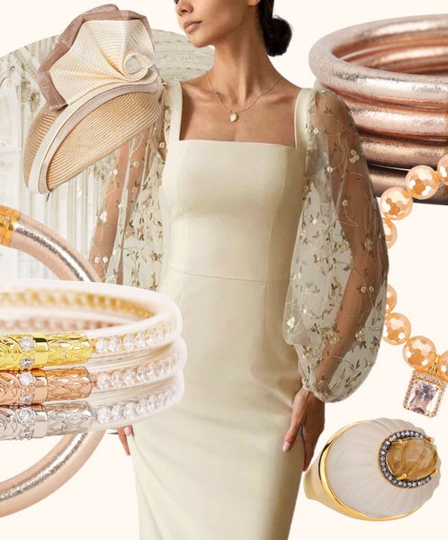 The Buckingham | Neutral Jewelry | Coronation Outfit Ideas| BuDhaGirl | Clear Crystal Jewelry| Coronation 2023| Coronation outfit reveal | 