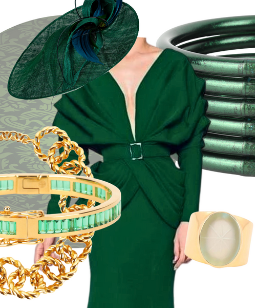 The sovereign | Green Jewelry | Coronation Outfit Ideas| BuDhaGirl | Emerald Jewelry| Coronation 2023| Coronation outfit reveal | Green Spring Outfits