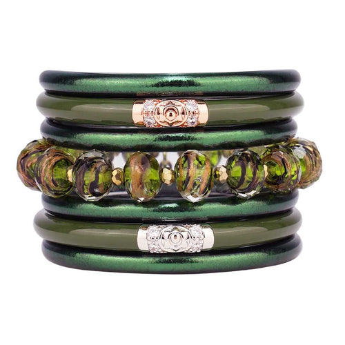 Frond and Jade Amazon Bracelet Stack of the Week | BuDhaGirl