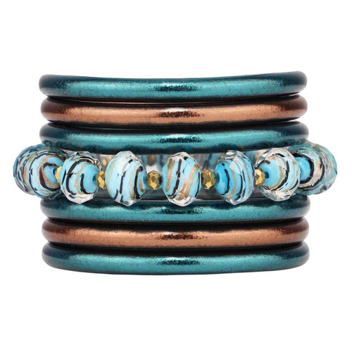 Plume and Meteorite Amazon Bracelet Stack of the Week | BuDhaGirl