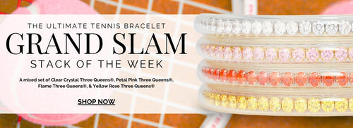 Grand Slam Crystal Bangle Bracelet Stack | BuDhaGirl