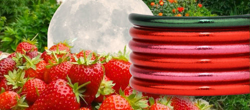 June Strawberry Moon Bangle Bracelet Stack | BuDhaGirl