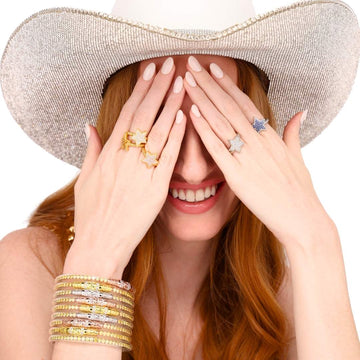 BuDhaGirl Rhinestone Cowgirl Collection: Bangles, Bracelets, Rings, and Handbags