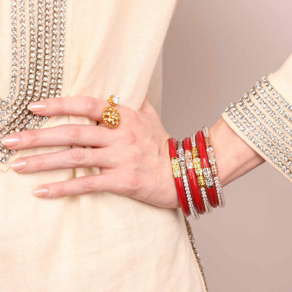 Three Kings All Weather Bangles® - Red | BuDhaGirl