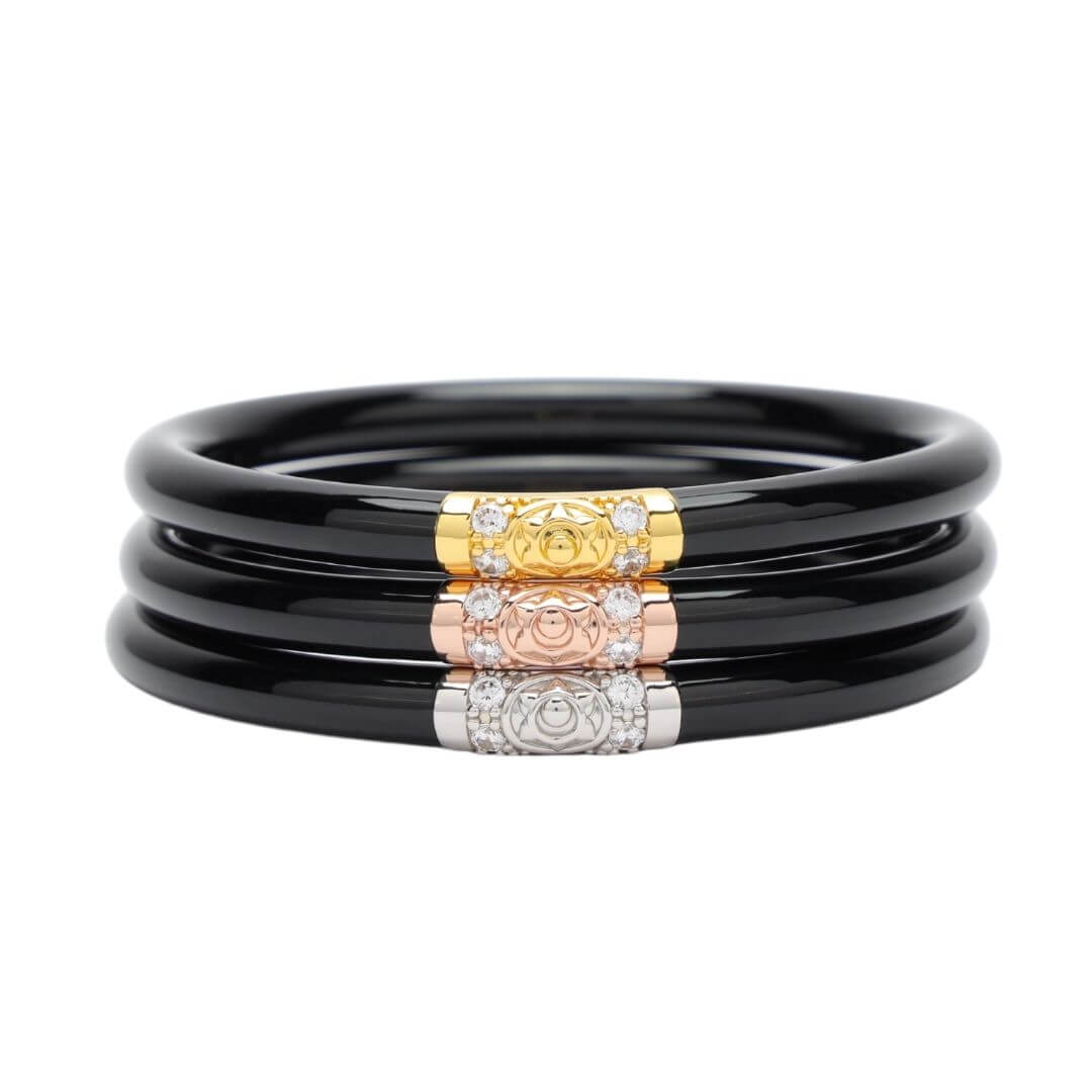 Ensemble de bracelet noir | Bracelets et bracelets | Trois rois par BuDhaGirl