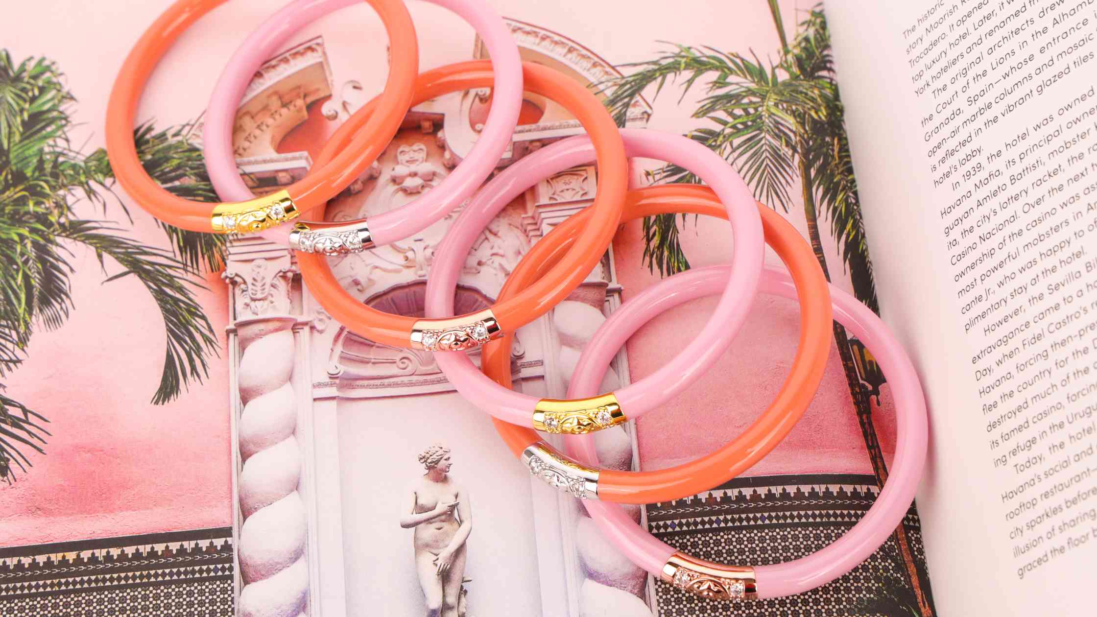 Pink Bangles Bracelets 3 Kings by BuDhaGirl