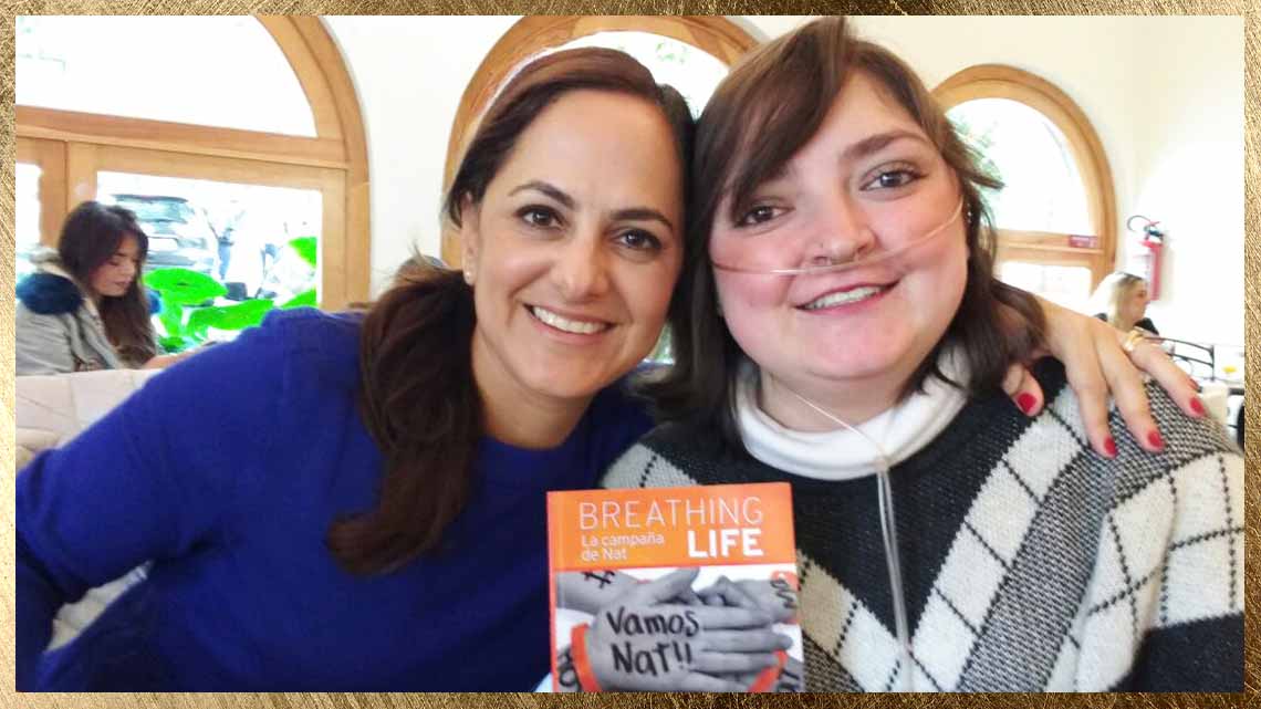 Ana Amare, Author of Breathing Life, with Natalia