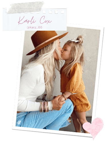 Karli Cox kissing her daughter Payton | BuDhaGirl