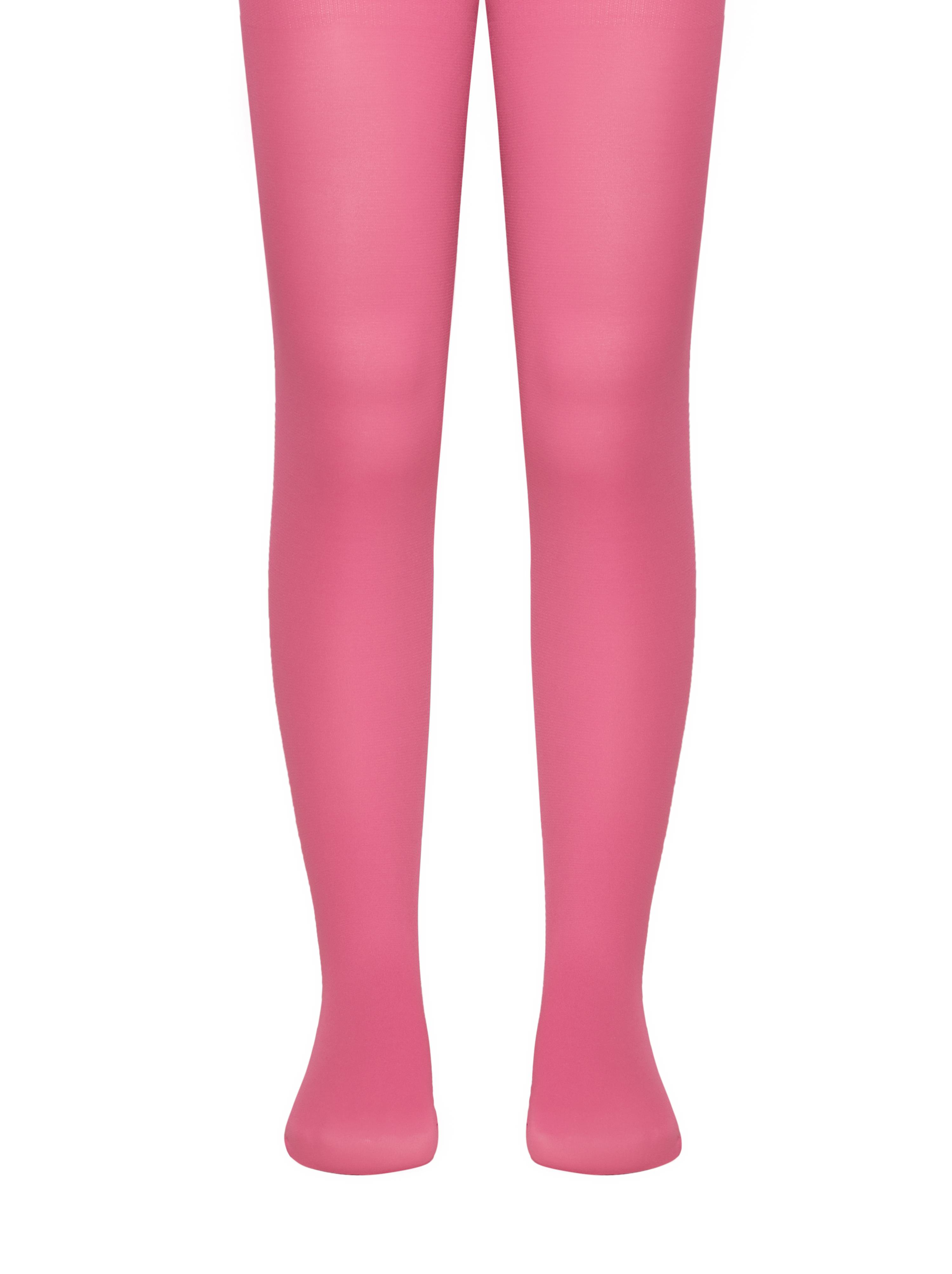 Girl's Light Pink Opaque Tights