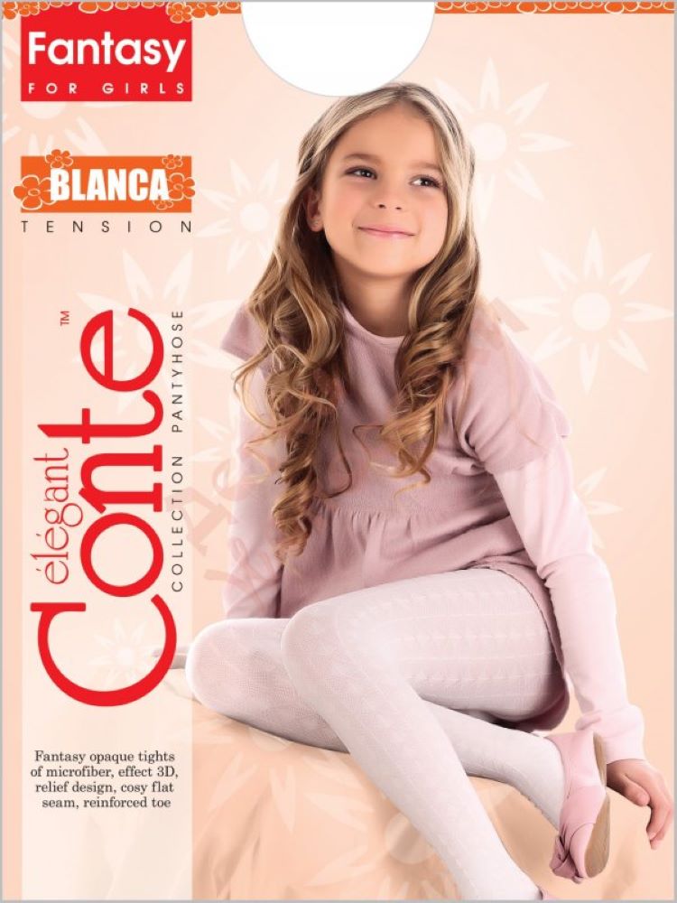 Conte Fantasy Opaque Tights For Girls - Blanca 60 Den (8С-100СП)