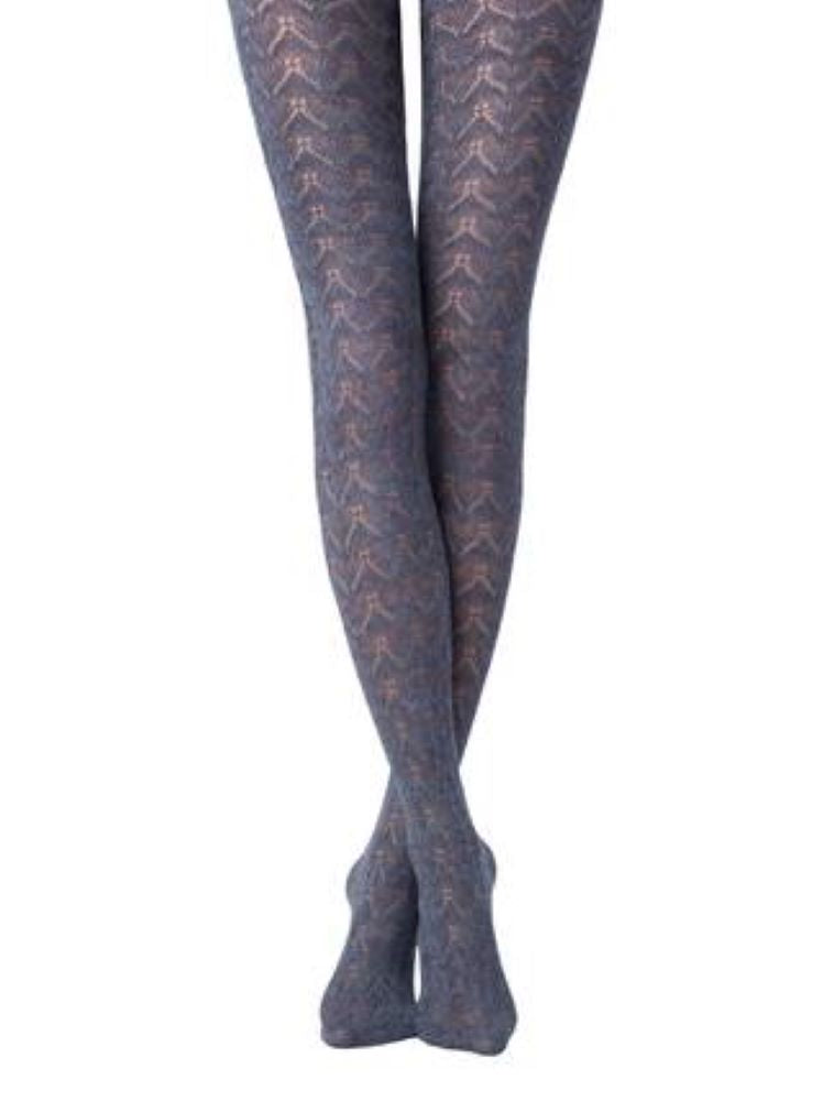 Wolford 1980s Women Black PANTYHOSE TIGHTS Knitted Seam