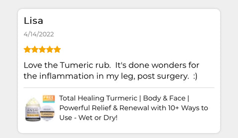 Best Natural Pain Relief Cream, Natural Pain Relief After Surgery. Turmeric rub for pain relief