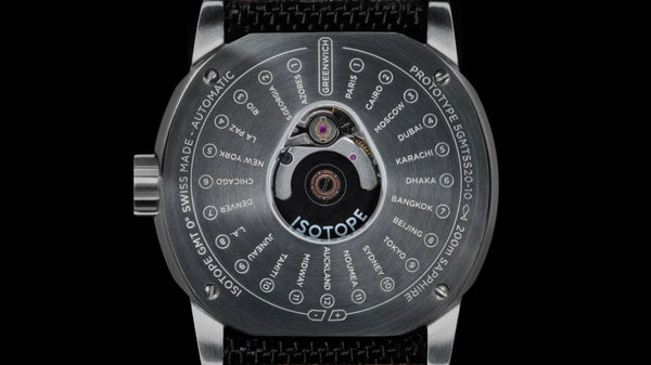 Isotope GMT 0º Steel Caseback Greenwich