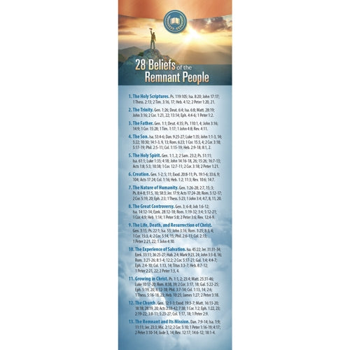 28 Fundamental Beliefs Bookmark 25pack By Amazing Facts 0910