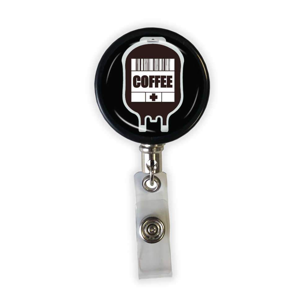 Starter Fluid Badge Reel, Coffee Badge Reel, Badge Holder