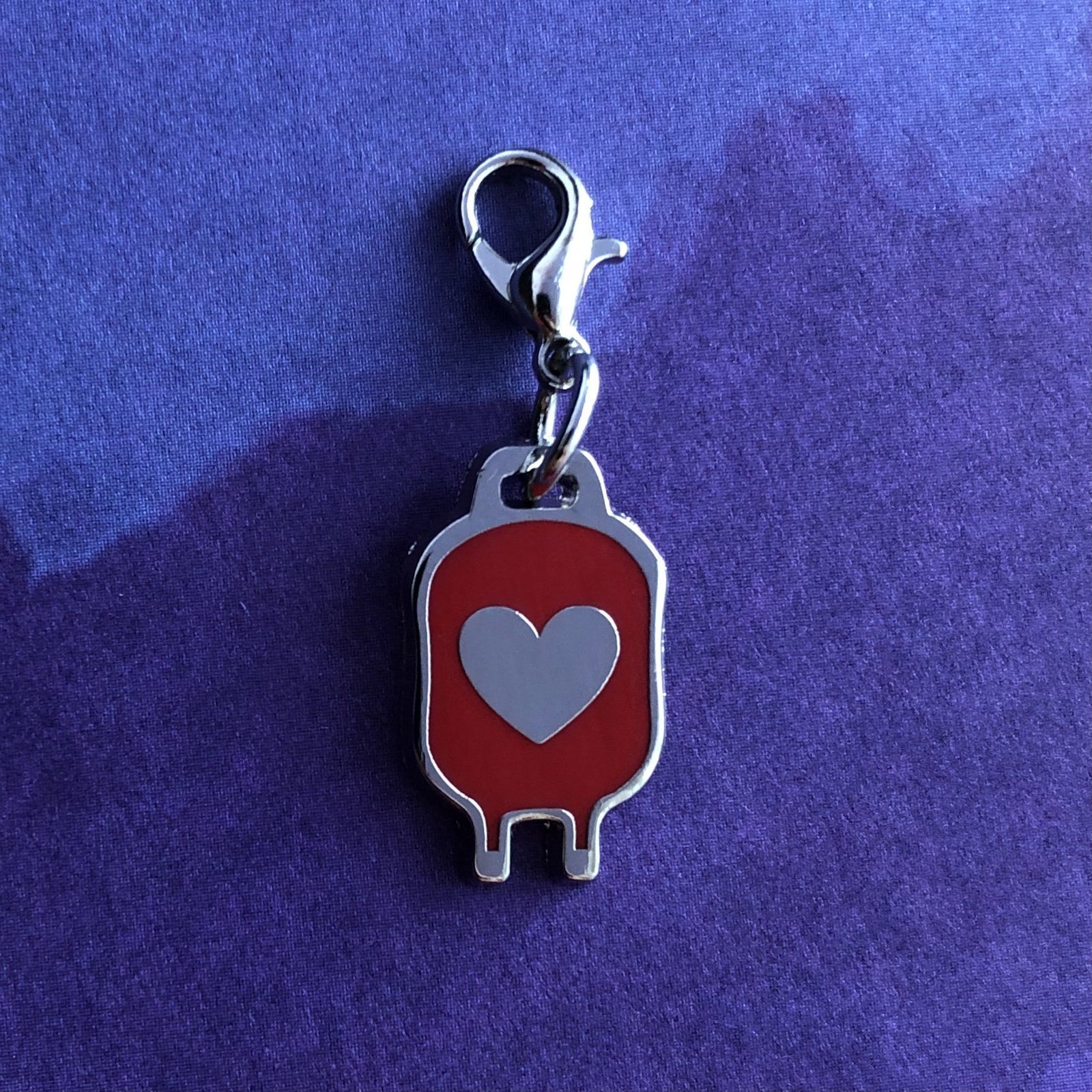 Charm Safety Pin Diaper Pin Design – AzureBella Jewelry