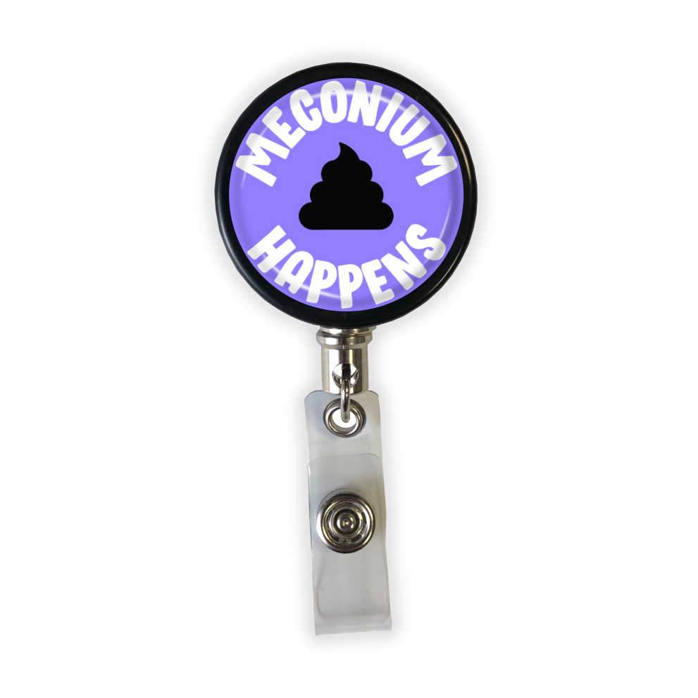 Knit Happens Badge Reel Knitting Badge Reel Crafting Badge Holder