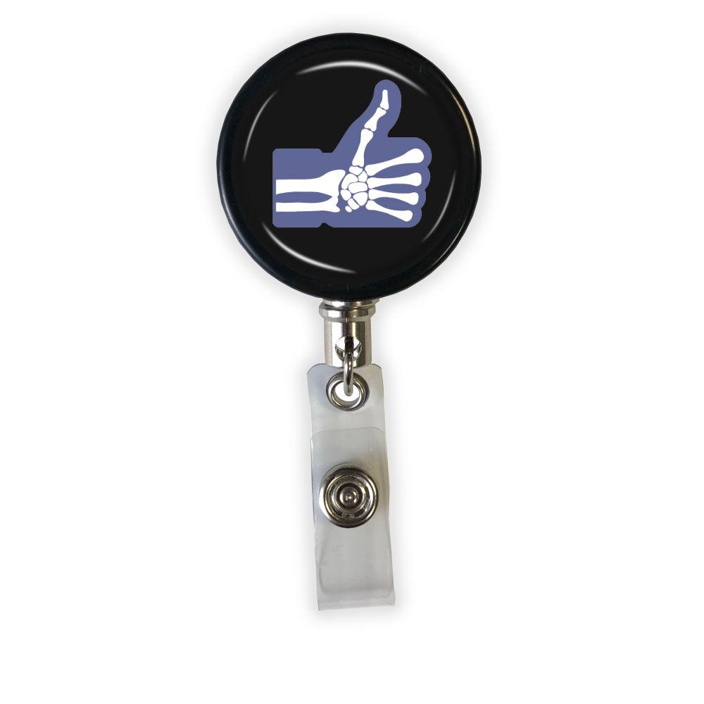 Medical Student Badge Buddy and Skull Badge Reel