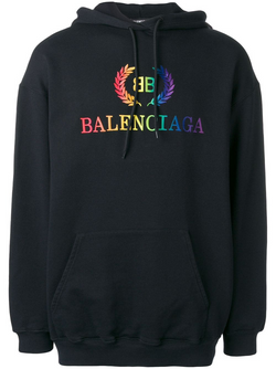 balenciaga hoodie rainbow
