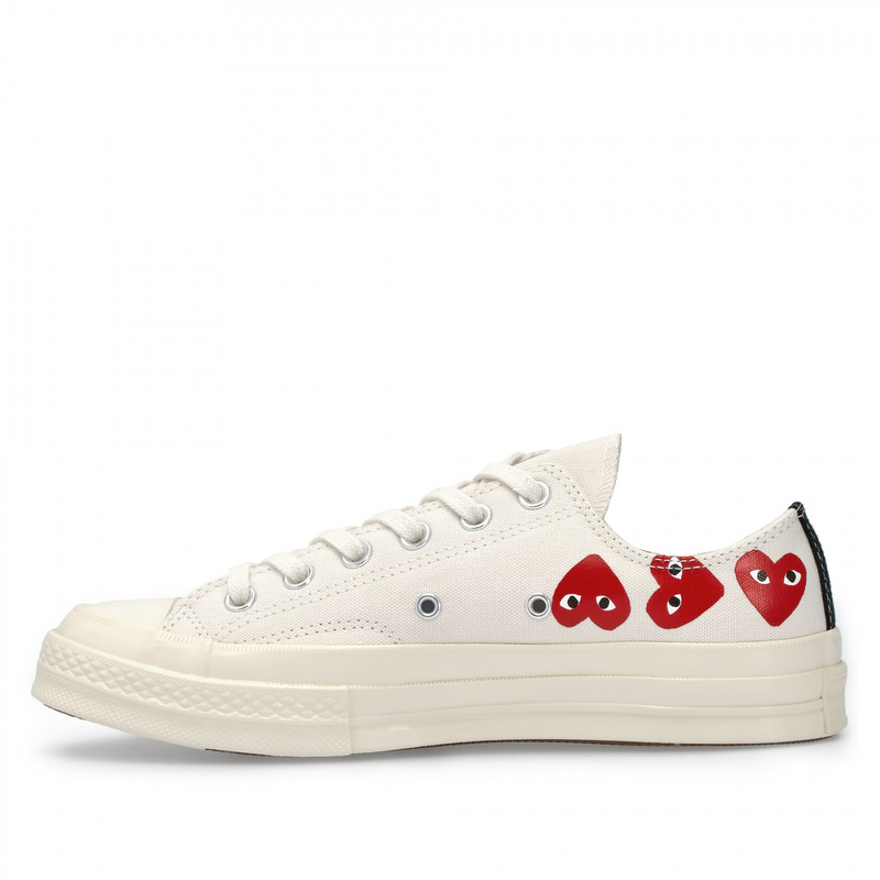 cdg low top white