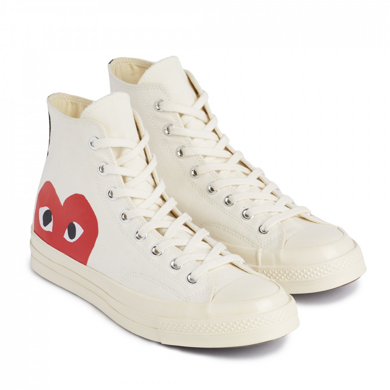 converse high tops with hearts