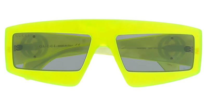gucci neon green sunglasses