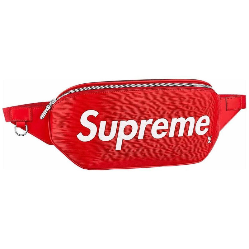 Louis Vuitton x Supreme red epi bum bag 