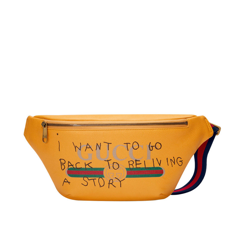 yellow gucci fanny pack