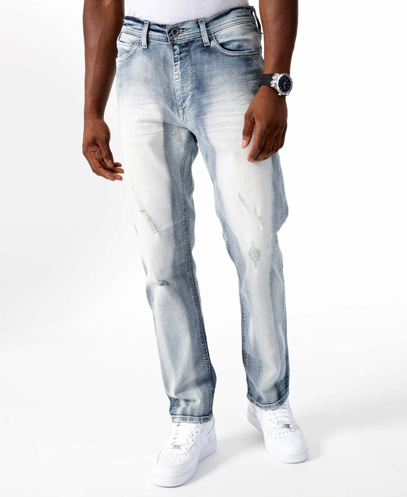 sean john athletic tapered stretch jeans