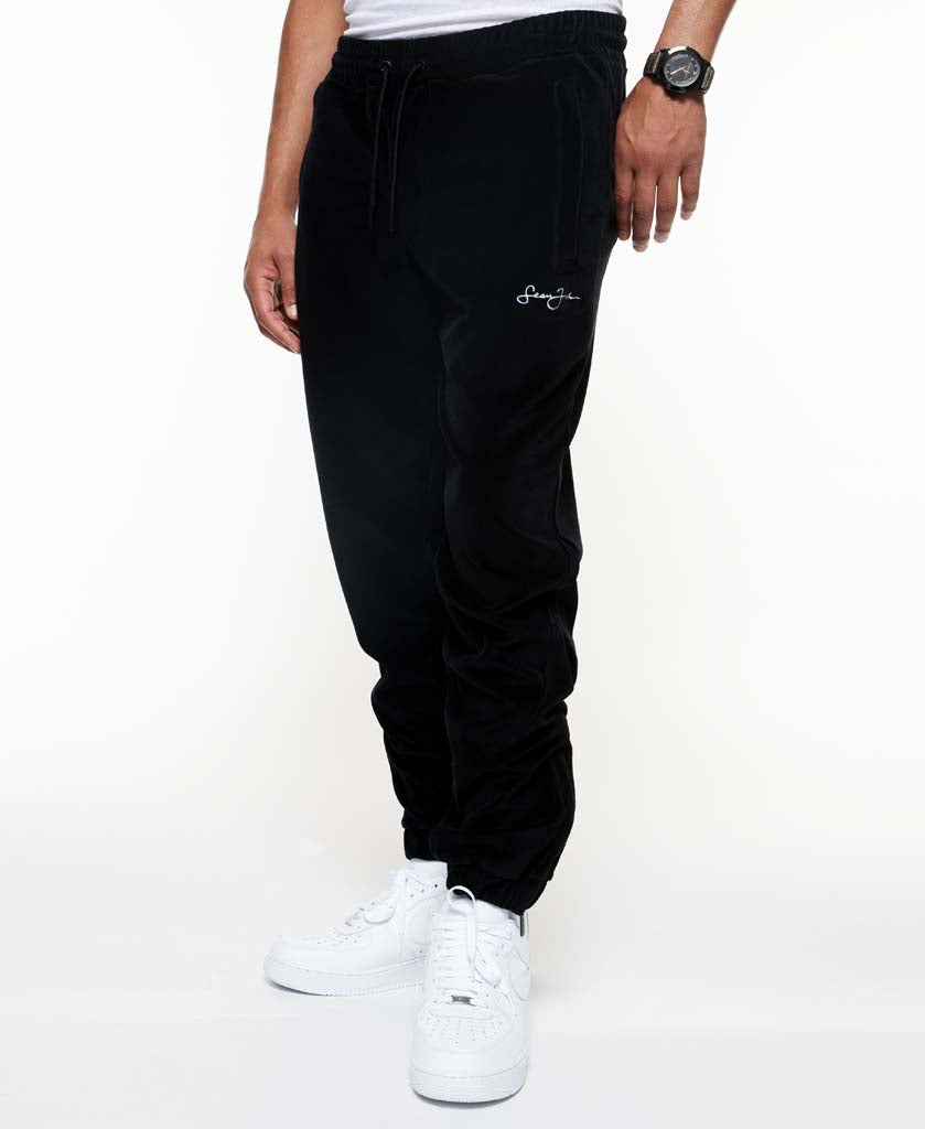 black velour sean john sweatsuit