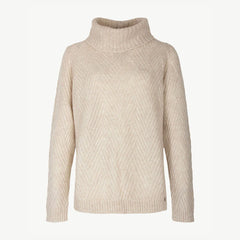 Gollé haug pullover col beige