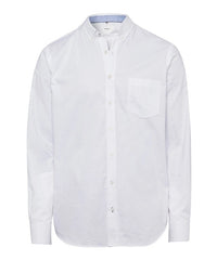 Brax wit button-down overhemd met lange mouwen