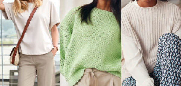 Pullovers en truien voor oudere dames voor de lente 2023 