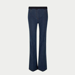Gardeur dames midblue flare jeans met elastiek rondom Zilla 