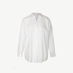 Eterna wit poplin oversized blouse