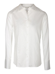 Eterna witte klassieke poplin blouse