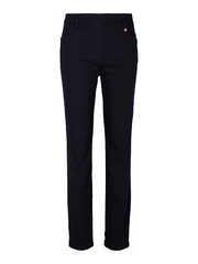 Toni Alice blue black jeans met elastiek rondom normale lengte