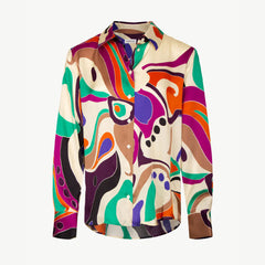 Seidensticker blouse multi kleur print