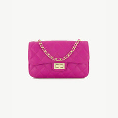 Tas sophia leer fuchsia