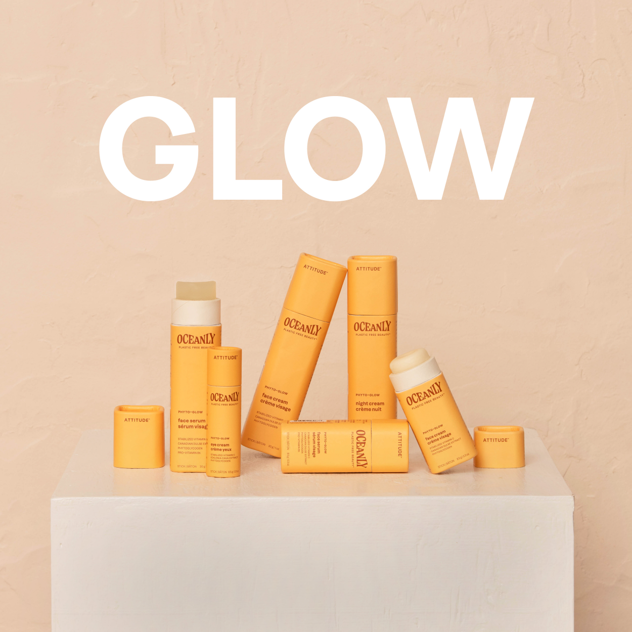 image of Phyto-Glow product line using vitamin c for skincare.